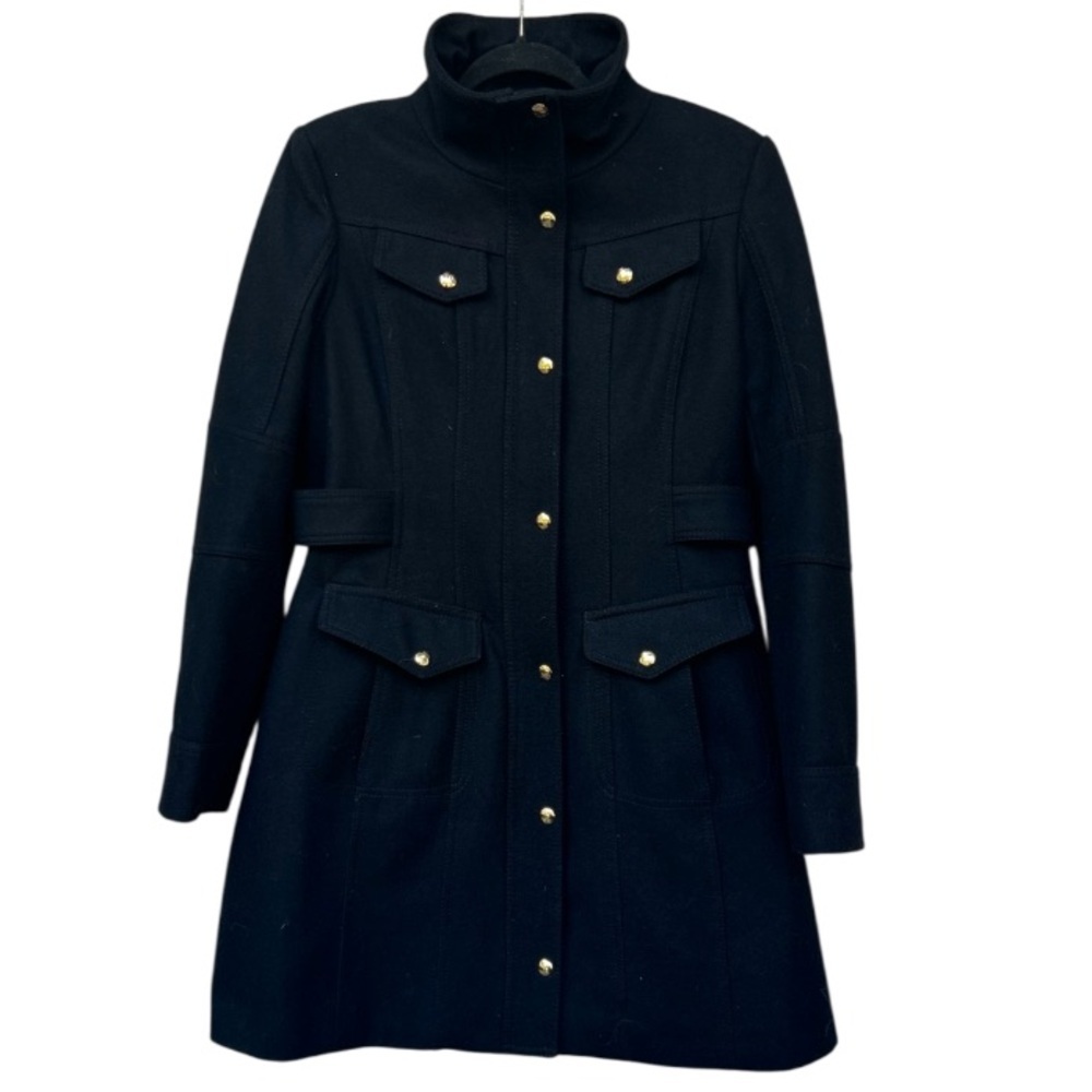 NEW Guess gold button wool coat